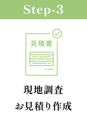 現地調査・お見積り作成